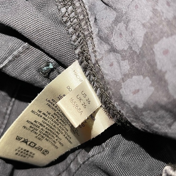 Anthropologie Pilcro Grey High Rise Seamed Darted Straight Leg Jean - Picture 11 of 12